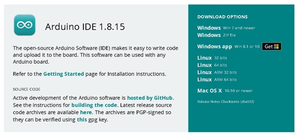 Arduino IDE - entorno de programación colaborativo con software libre